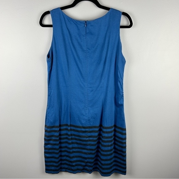 Desigual Boho Artsy Cotton Blend Sleeveless Blue Shift Dress Small - Picture 10 of 11